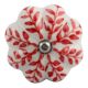 Red Leaf Ceramic Wine Stopper